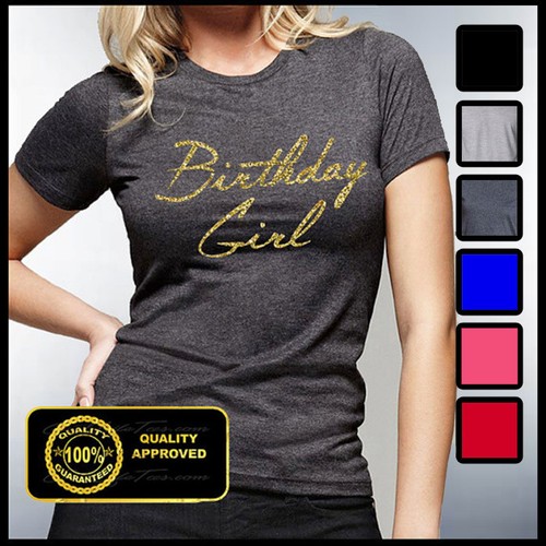 Birthday girl shirt gold - girl, shirt,